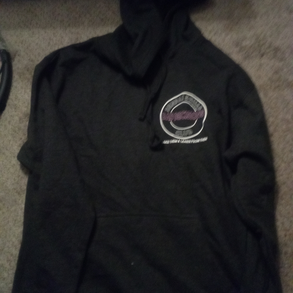 Black Hoodie with Logo